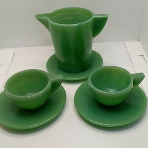 Kids Green Tea Set